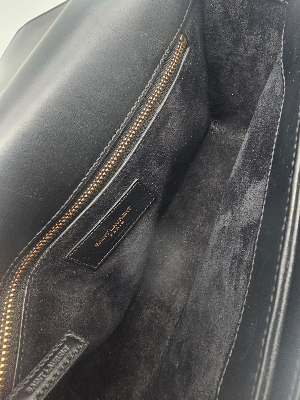 Borsa Saint Laurent modello Universite Rosa Bianca Luxury and Vintage