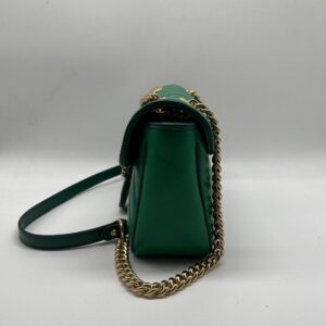 Borsa Gucci, modello Marmont con logo perlato